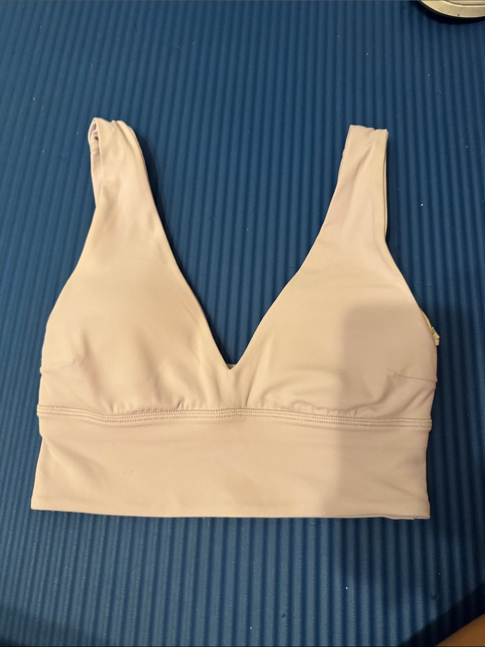 lululemon athletica Soft V-Neck Bralette in Light Beige